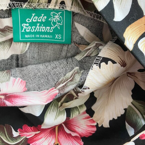 Jade Fashions Black Orchid Size XS Princess Hawaiian Dress - Picture 5 of 10